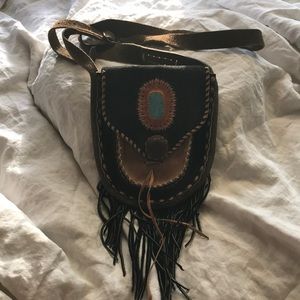 Boho Leather Purse